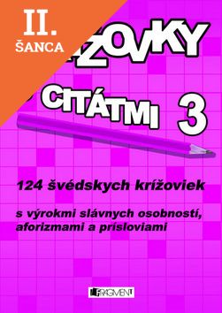Lacná kniha Krížovky s citátmi 3