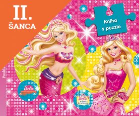 Lacná kniha Barbie Kniha s puzzle