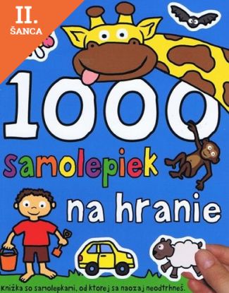 Lacná kniha 1000 samolepiek na hranie