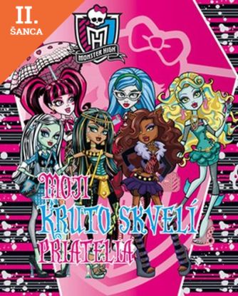 Lacná kniha Monster High Moji kruto skvelí pritatelia