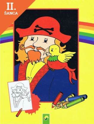 Lacná kniha Piráti - maľovánky - žlté