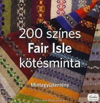 200 színes Fair Isle kötésminta