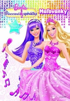 Barbie Princezná a speváčka Maľovanky