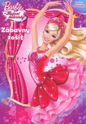 Barbie a ružové balerínky - Zábavný zošit