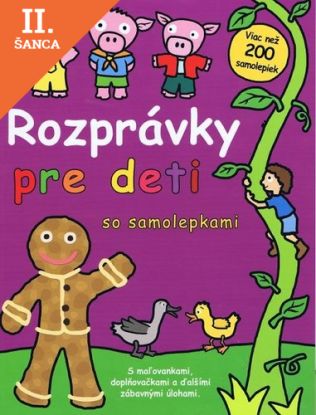 Lacná kniha Rozprávky pre deti so samolepkami
