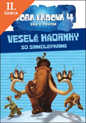 Lacná kniha Doba ľadová 4 Veselé hádanky so samolepkami