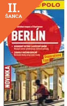 Lacná kniha Berlín - cestovní průvodce se skládací mapou