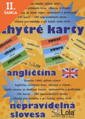 Lacná kniha Chytré karty: Angličtina nepravidelná slovesa