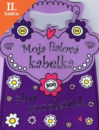 Lacná kniha Moja fialová kabelka plná samolepiek