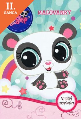 Lacná kniha Littlest Pet Shop - Maľovanky + samolepky
