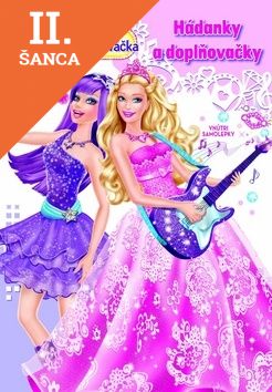 Lacná kniha Barbie Princezná a speváčka Hádanky a doplňovačky