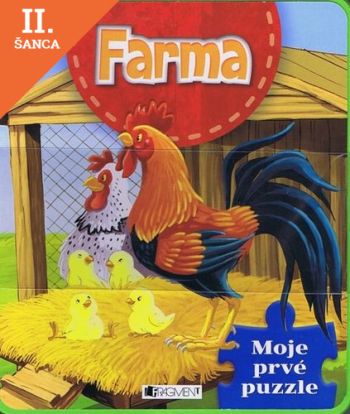 Lacná kniha Moje prvé puzzle - Farma
