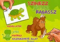 Színezz, játssz, ragassz - Vadállatok