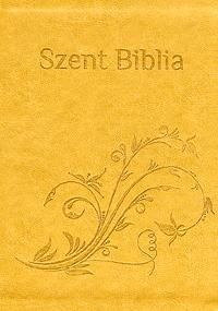 Szent Biblia - Prémium mini arany indás