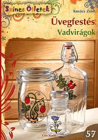 Üvegfestés - Vadvirágok