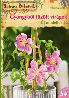 Gyöngyből fűzött virágok