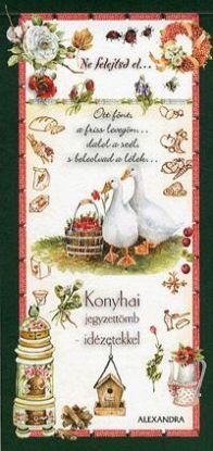 Konyhai jegyzettömb - idézetekkel (zöld)