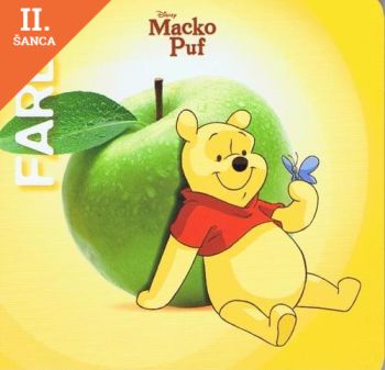 Lacná kniha Macko Puf - Farby - leporelo
