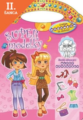 Lacná kniha SUPERmodelky - ružový náramok