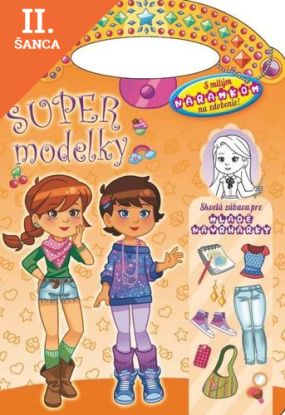 Lacná kniha SUPERmodelky - oranžový náramok