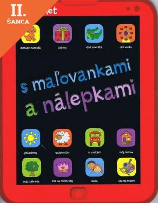 Lacná kniha Môj tablet s maľovankami a nálepkami