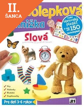 Lacná kniha Samolepková knižka Slová