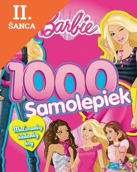 Lacná kniha Barbie - 1000 samolepiek