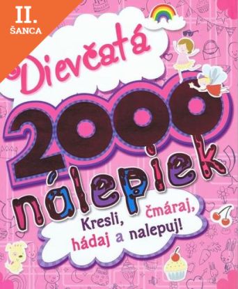 Lacná kniha Dievčatá - 2000 nálepiek