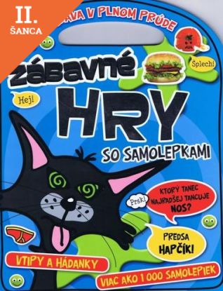 Lacná kniha Zábavné hry so samolepkami