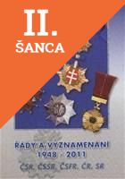 Lacná kniha Řady a vyznamenání 1948-2011