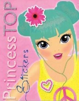 Princess TOP Stickers (ružová s kvetom)