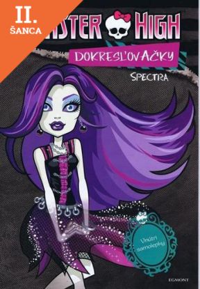 Lacná kniha Monster High - Spectra+Rochelle - dokresľovačky