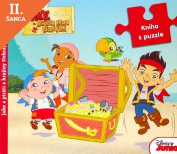 Lacná kniha Jake a piráti z krajiny Nekrajiny Kniha s puzzle