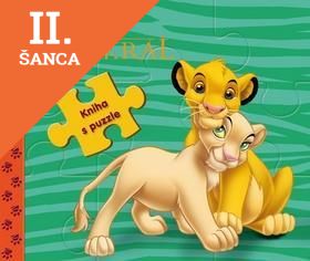 Lacná kniha Leví kráľ - kniha s puzzle