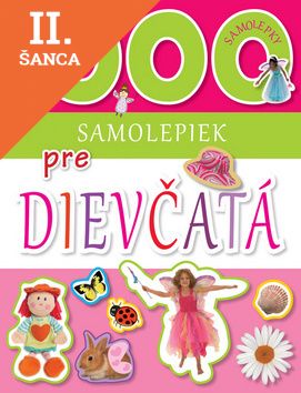 Lacná kniha 1000 samolepiek pre dievčatá