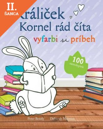 Lacná kniha Králiček Kornel rád číta - vyfarbi si príbeh