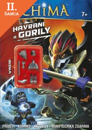 Lacná kniha Lego Chima Havrani a gorily