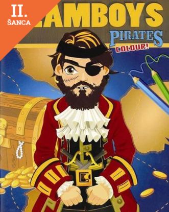 Lacná kniha Teamboys Pirates Colour!