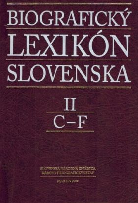 Biografický lexikón Slovenska II (C - F)
