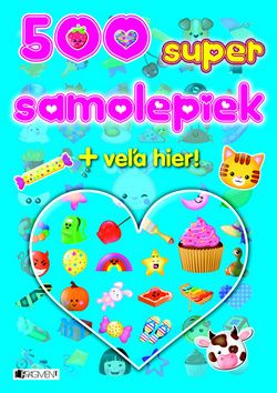 500 super samolepiek - modrá