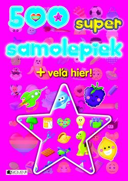 500 super samolepiek - ružová