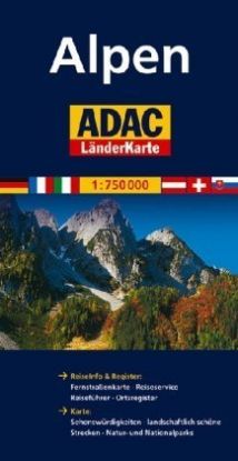 Alpy 1:750 000