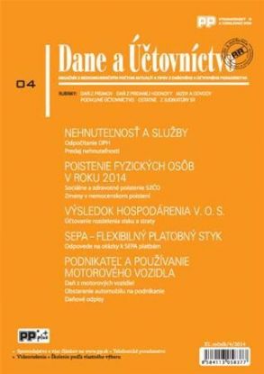 Dane a účtovníctvo 4 2014