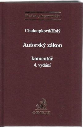 Autorský zákon, komentář, 4.vydání