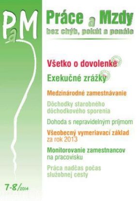Práce a Mzdy 7-8 2014