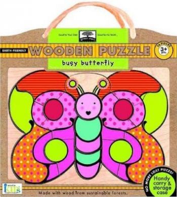 Busy Butterfly - Wooden Puzzle