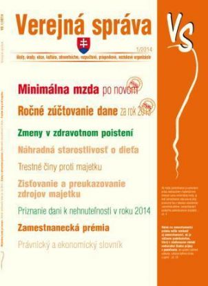 Verejná správa 1 2014