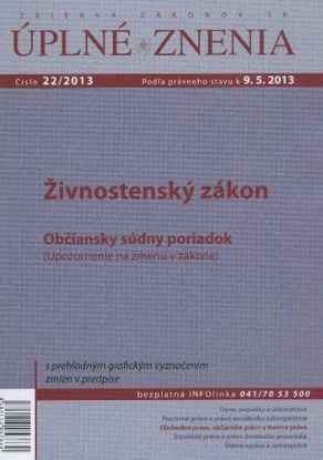 Úplné znenia 22 2013