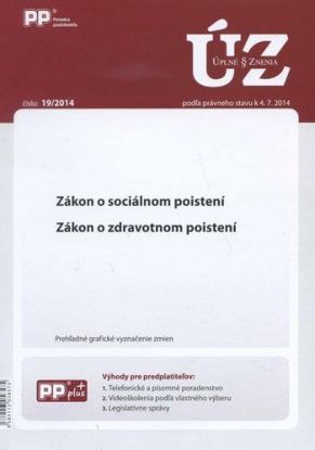 Úplné znenia 19/2014 Zákon o sociálnom poistení