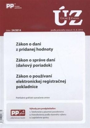 Úplné znenia 24/2014 Zákon o dani z pridanej hodnoty